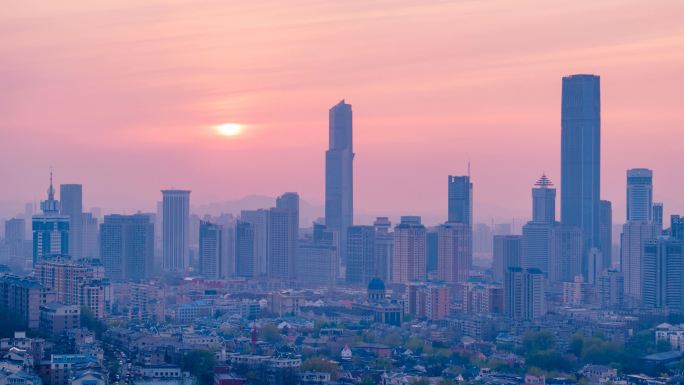 大连地标建筑延时航拍