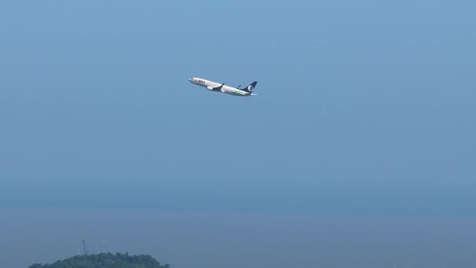 珠海机场飞机起降