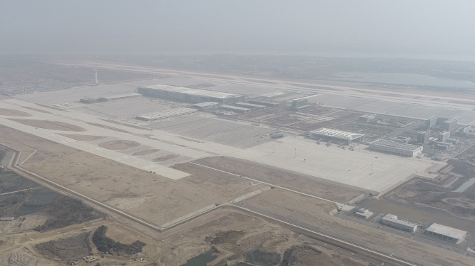 4k 鄂州机场完建 鄂州机场空景