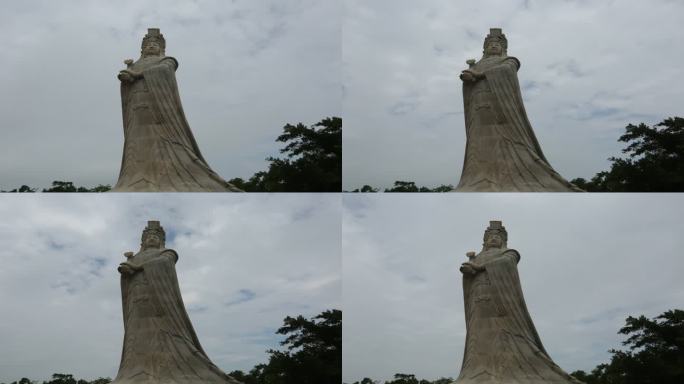 湄洲岛妈祖雕塑延时