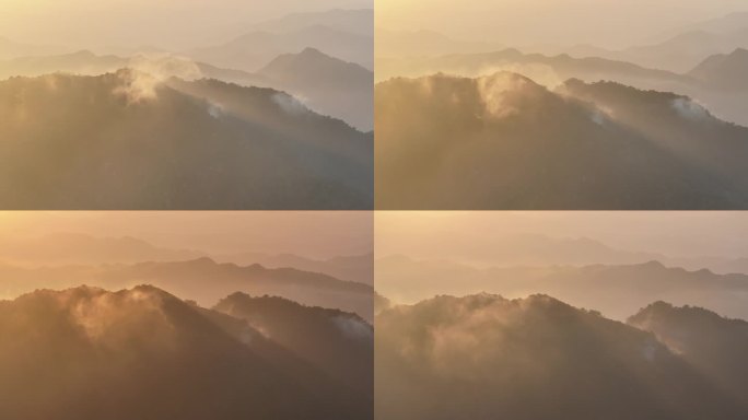 4K-Log-航拍海南热带雨林，尖峰岭