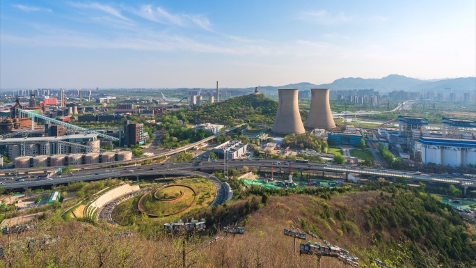 北京首钢园区全景俯瞰