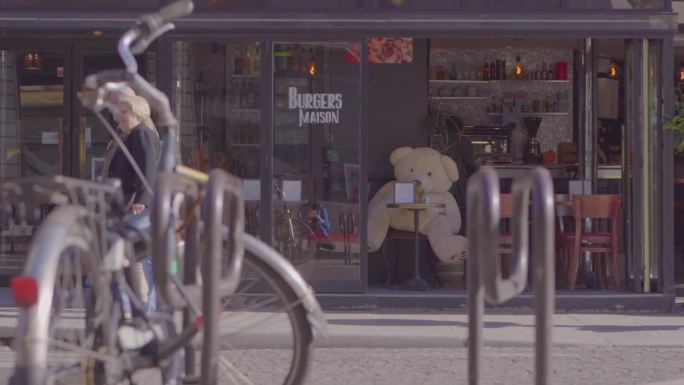 欧洲法国巴黎街景 氛围感人文视频素材