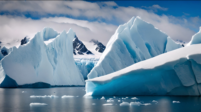 南极冰川 冰天雪地 冰洞 冰融化【集合】