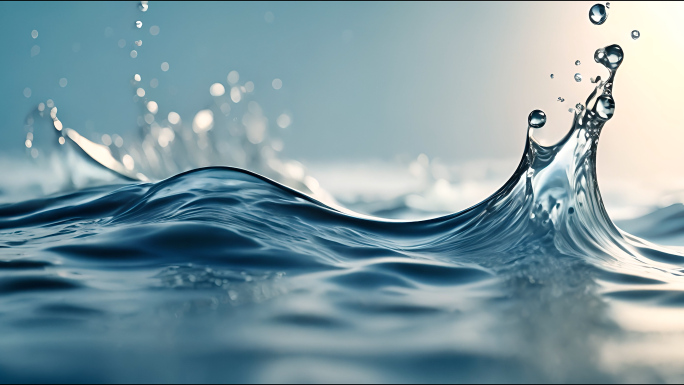 水 流动 液体 蓝色 波纹 水的艺术