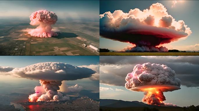 原子弹爆炸 原子弹 爆炸 蘑菇云