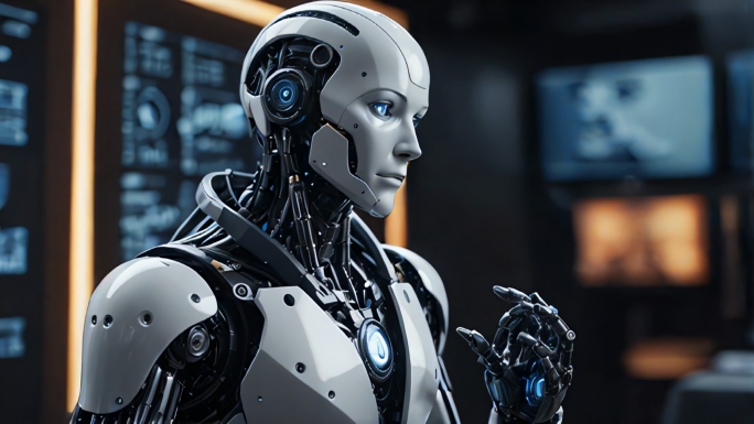 未来科技人形机器人AI人工智能