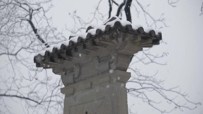 杭州西湖雪景