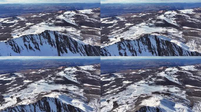 川西 雅拉雪山 航拍 延时摄影  宣传