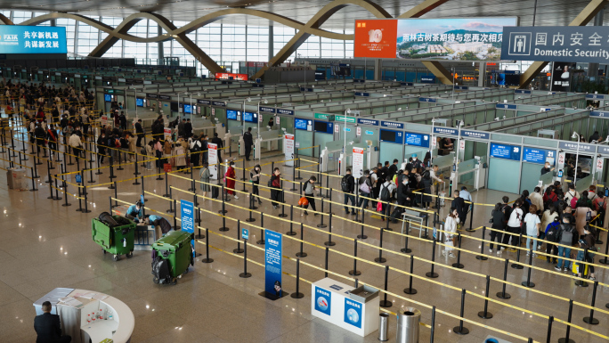 机场延时商务旅行航班出差昆明长水国际机场