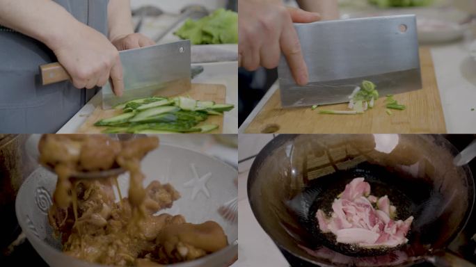 家常菜菜品制作素材清蒸鱼炖猪蹄