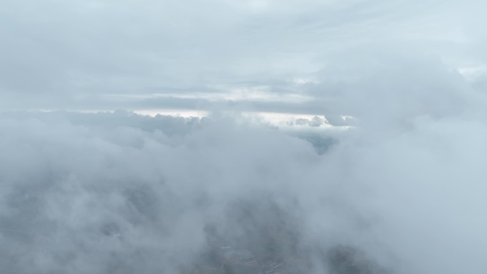 蒙山景区 平邑县寿星 穿云航拍蒙山素材