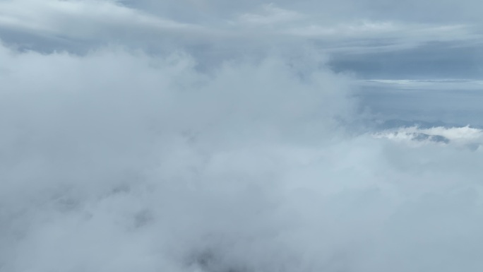 蒙山景区 平邑县寿星 穿云航拍蒙山素材