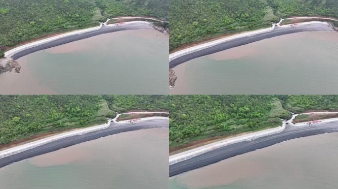 台州玉环沙门日岙后沙航拍