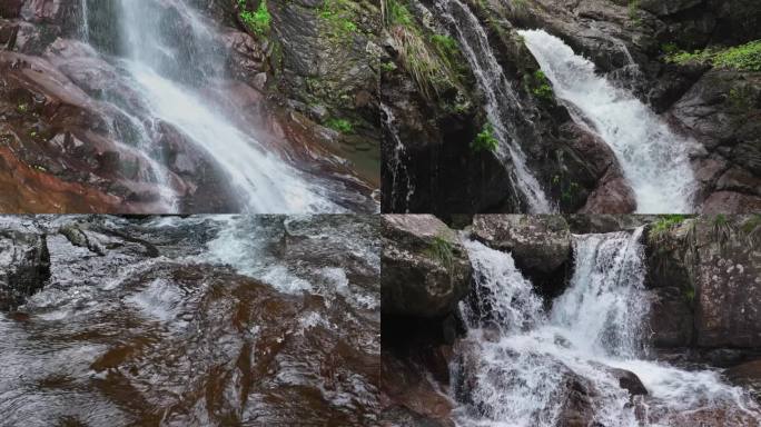 瀑布山泉水 溪流 小河 生命源泉