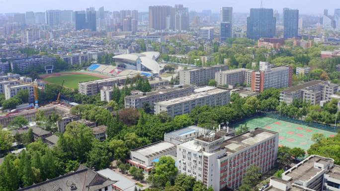 四川大学望江校区 川大 成都 川大航拍