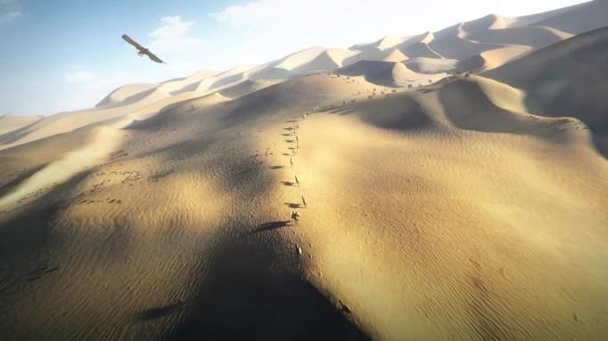 沙漠骆驼 丝绸之路 一带一路