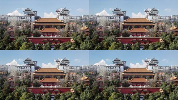 北京建筑群延时摄影