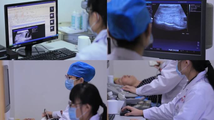 医疗设备操作 b超 医学影像 检查 护士