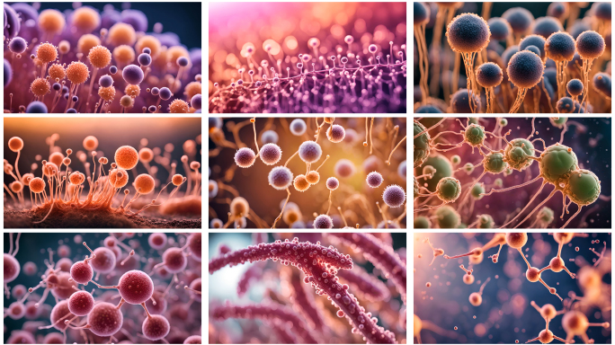 微观细菌病毒有丝细胞微生物大肠杆菌益生菌