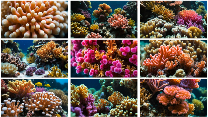 珊瑚 海底世界 珊瑚虫 热带鱼 海洋