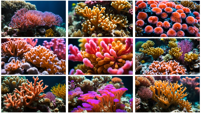珊瑚 海底世界 珊瑚虫 热带鱼 海洋