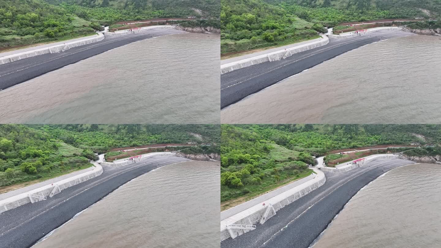 台州玉环沙门日岙后沙航拍