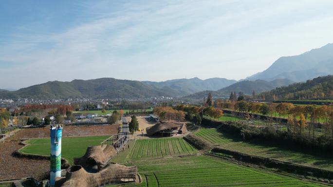 浙江安吉乡村风貌，两山理念发源地