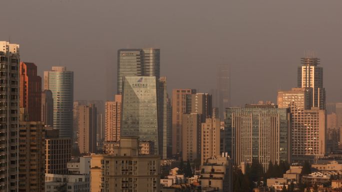 南京早晨的城市面貌