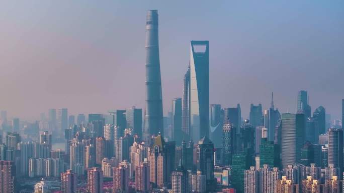 上海浦东新区陆家嘴航拍高楼大厦摩天大楼4