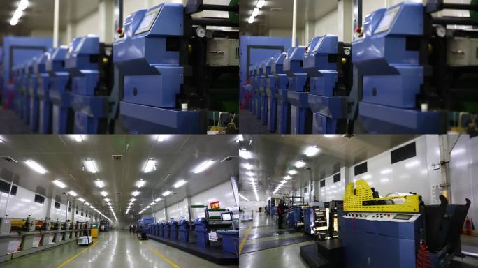 印刷产线 外包装制作印刷车间 印刷机械