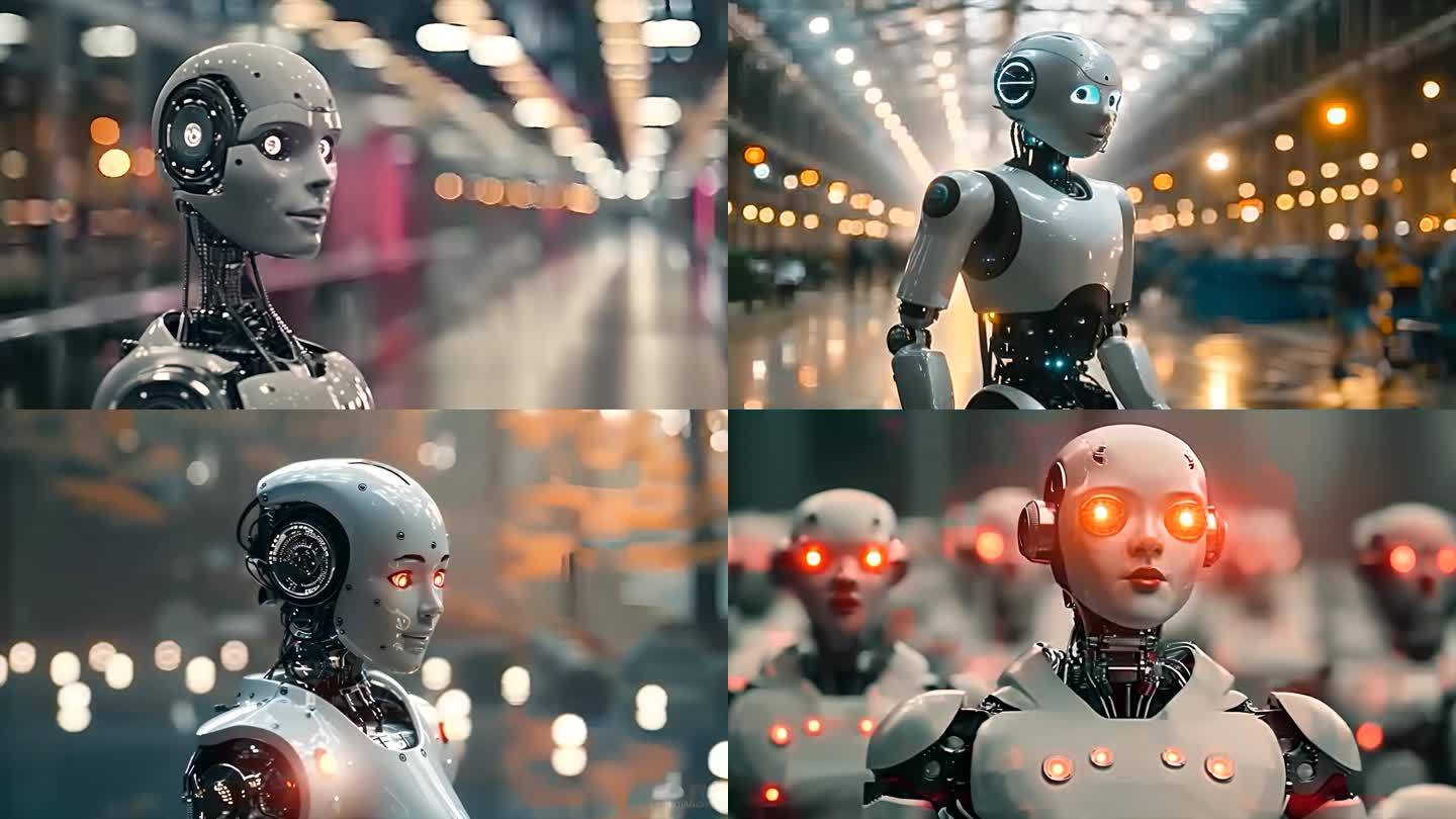 人型人工智能机器人ai素材原创40