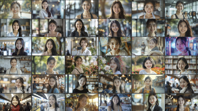 【36名女性】青年女性自信美丽微笑合集