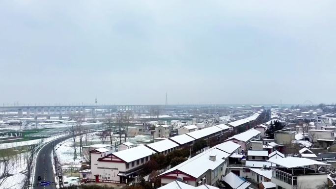 长视频 改动性 淮南寿县中国豆腐村雪景