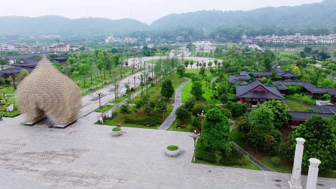 韶关南华禅寺广场航拍04