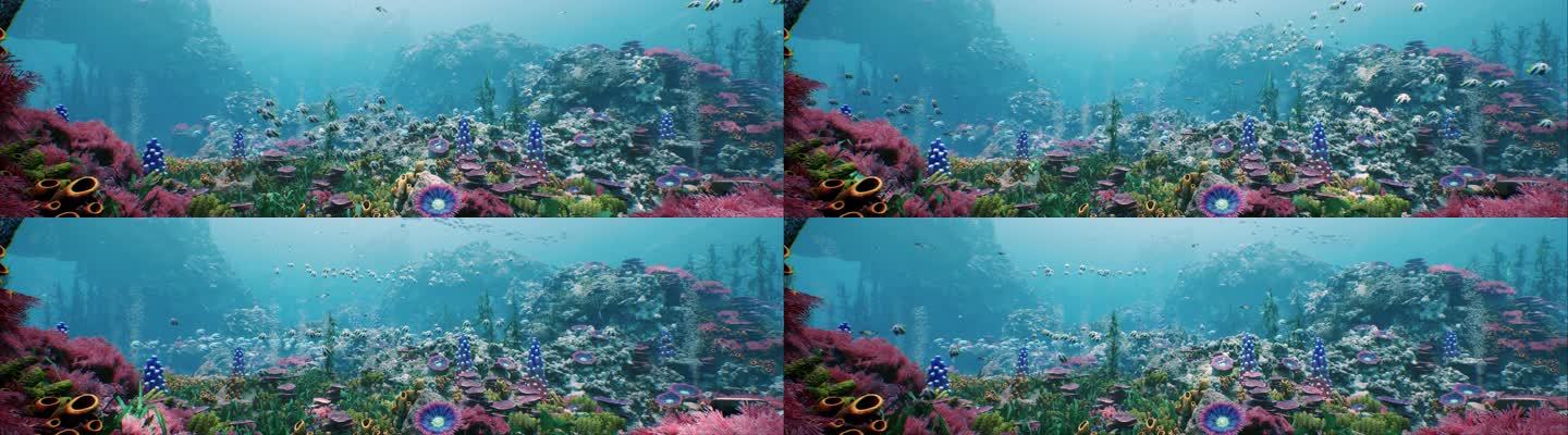 8K超宽屏海底世界