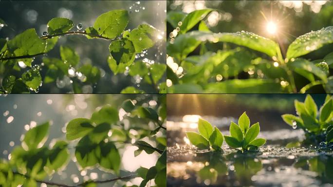 阳光雨露 唯美大自然