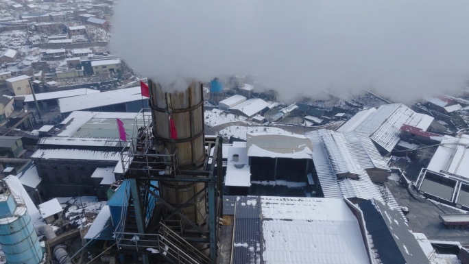 航拍世界锑都娄底冷水江锡矿山2