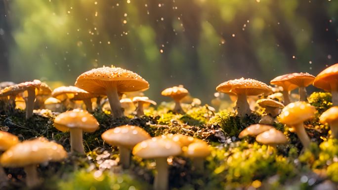 童话般的世界：蘑菇森林的神秘世界
