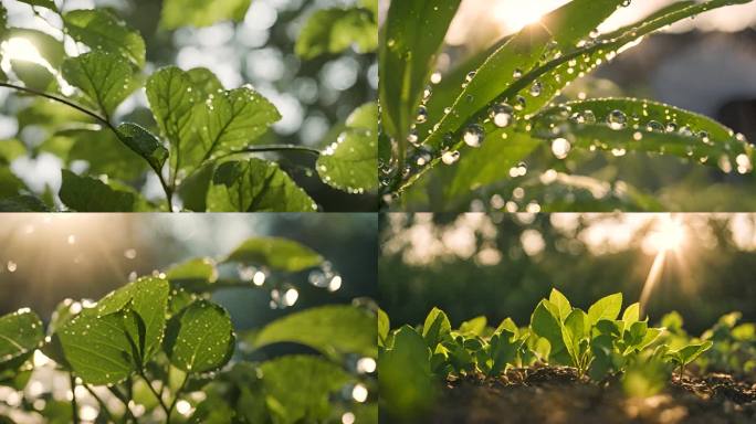 唯美植物叶片