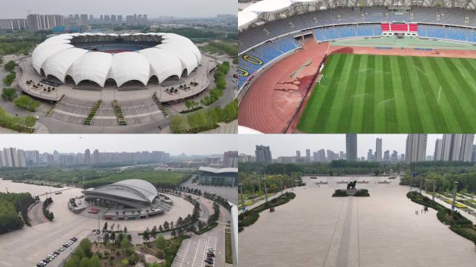 河北沧州 国际会展中心 体育场 狮城公园