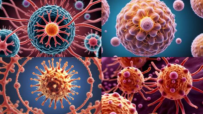 病毒细菌微生物癌症细胞