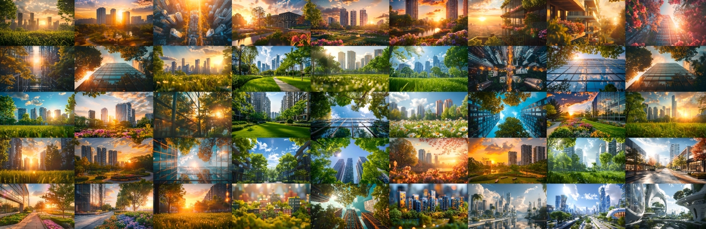 【4K高清】低碳环保绿色生态城市合集