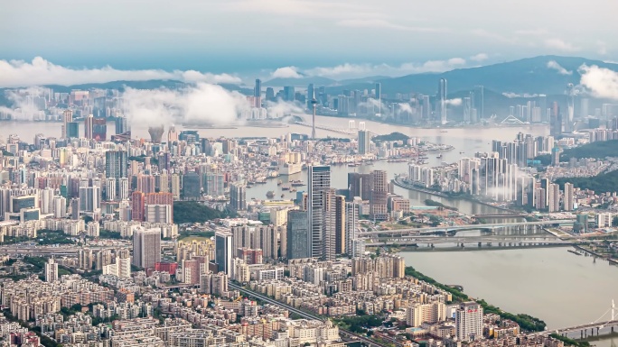 大湾区澳门珠海4k延时