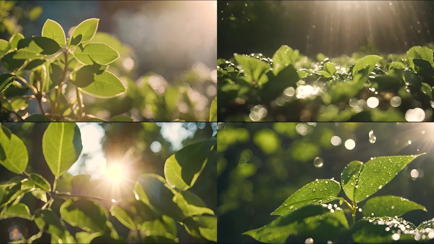 谷雨 阳光雨露 自然风光