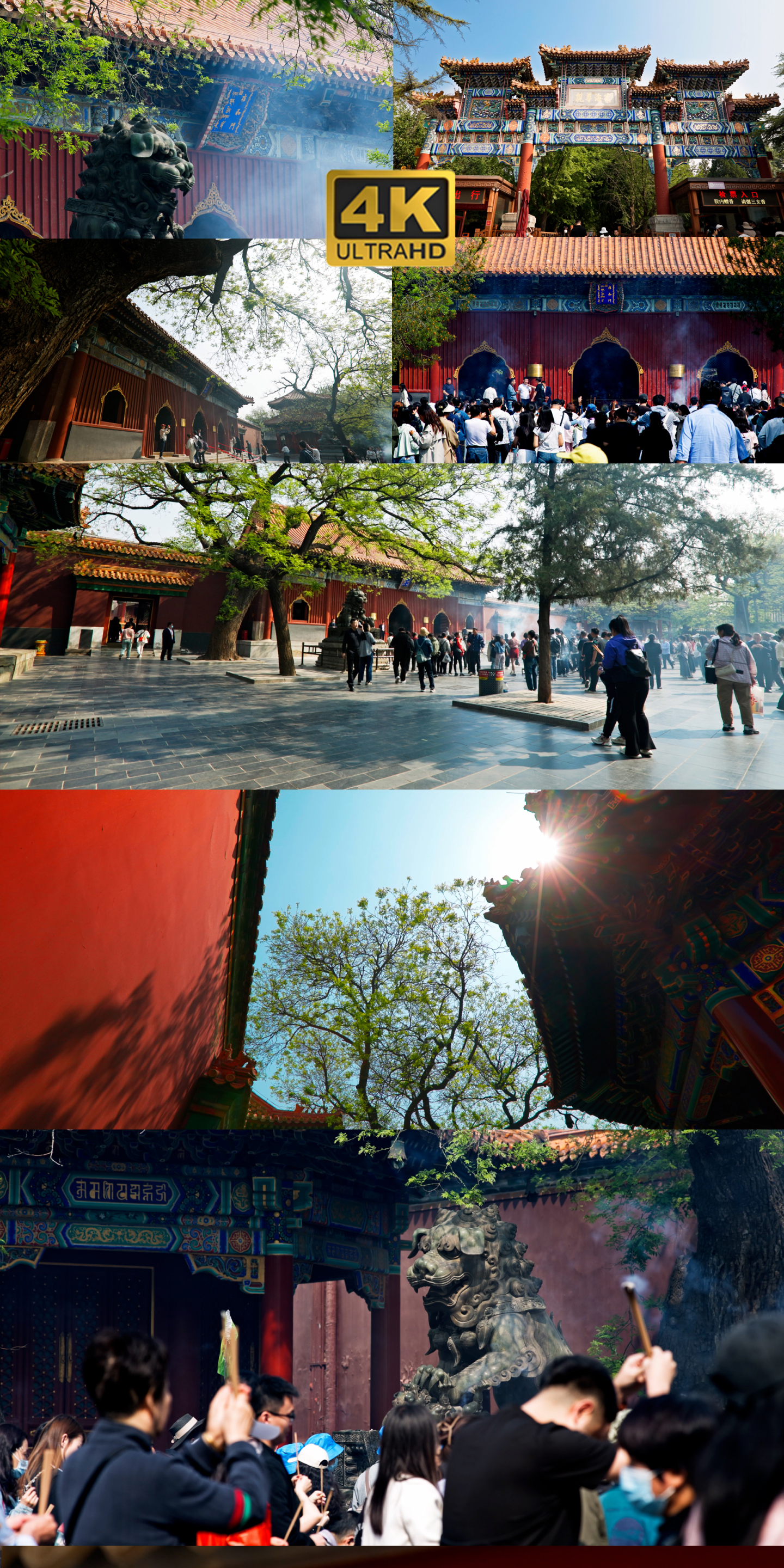 北京雍和宫烧香祈福合集