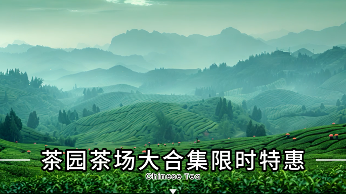 茶园茶场茶厂茶叶茶山春茶红茶绿茶采茶摘茶