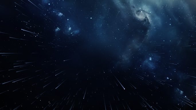 【4k】宇宙银河粒子星空穿梭