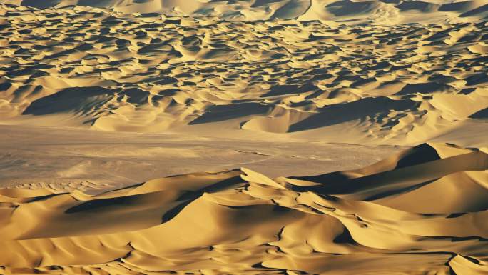 直升机航拍新疆鄯善沙漠