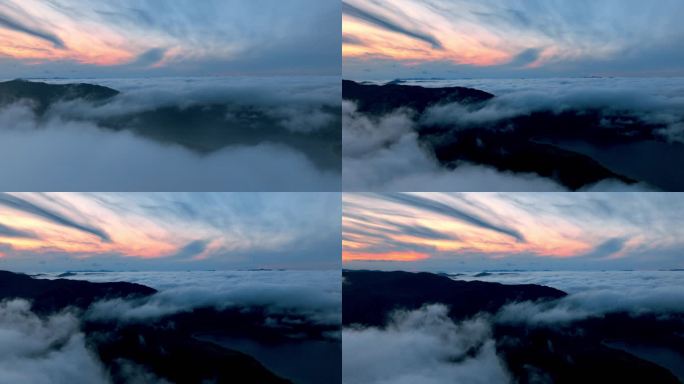 柴河火山同心天池云海日出